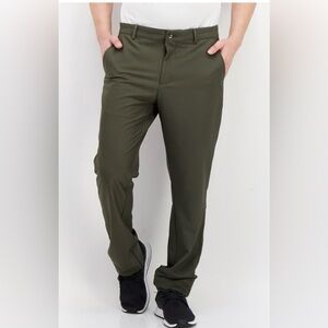 Greg Norman ML 75 Microlux Men's Olive Green Pants 34x34